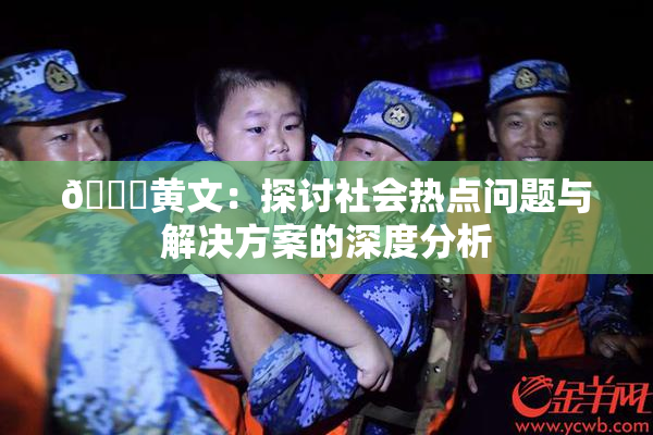🔞黄文：探讨社会热点问题与解决方案的深度分析