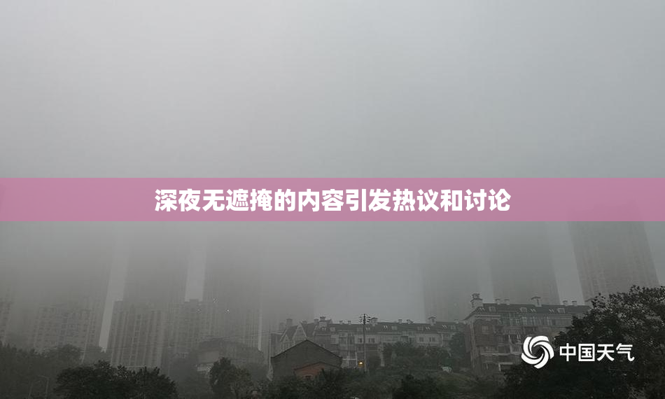深夜无遮掩的内容引发热议和讨论