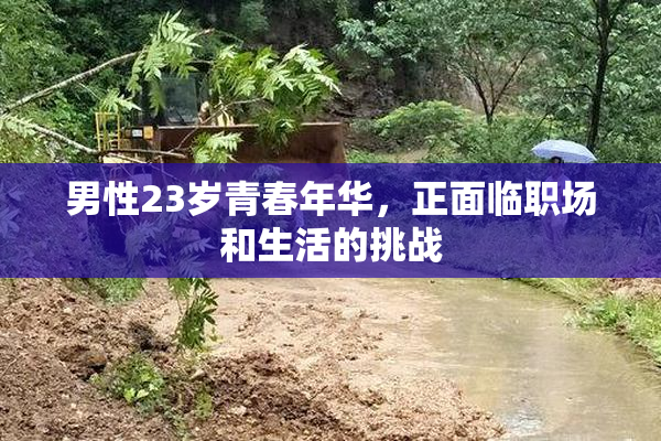 男性23岁青春年华，正面临职场和生活的挑战