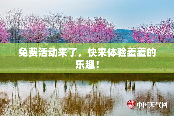 免费活动来了，快来体验羞羞的乐趣！