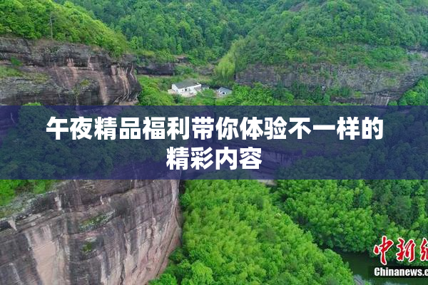 午夜精品福利带你体验不一样的精彩内容