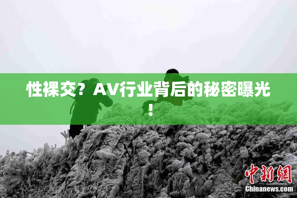 性裸交？AV行业背后的秘密曝光！
