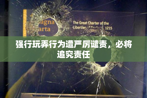 强行玩弄行为遭严厉谴责，必将追究责任