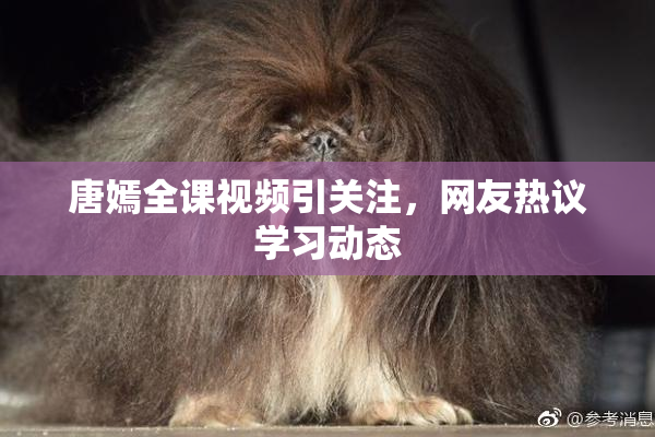唐嫣全课视频引关注，网友热议学习动态