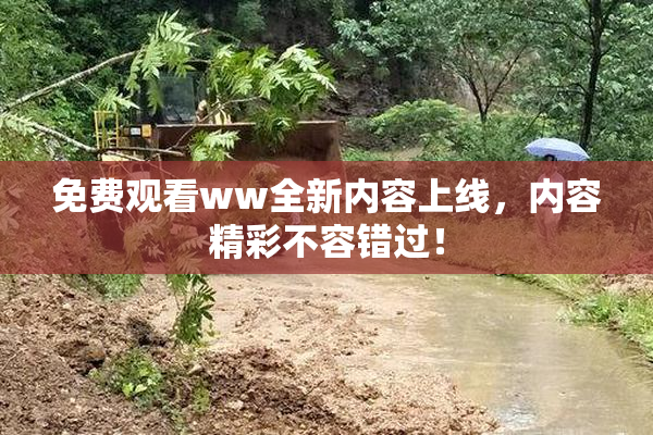 免费观看ww全新内容上线，内容精彩不容错过！