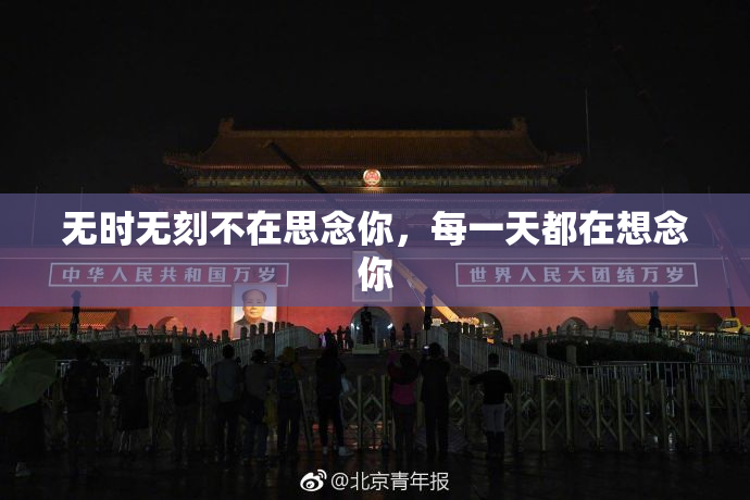 无时无刻不在思念你，每一天都在想念你