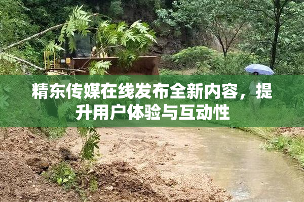精东传媒在线发布全新内容，提升用户体验与互动性