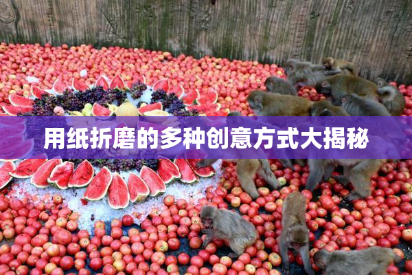 用纸折磨的多种创意方式大揭秘