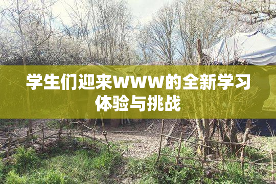 学生们迎来WWW的全新学习体验与挑战