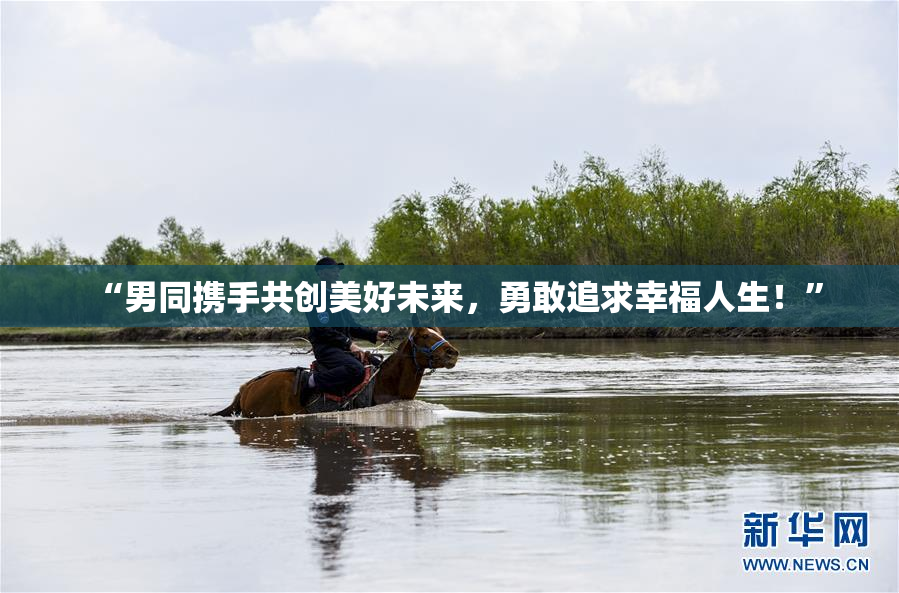 “男同携手共创美好未来，勇敢追求幸福人生！”