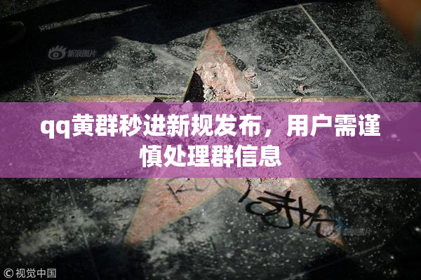 qq黄群秒进新规发布，用户需谨慎处理群信息