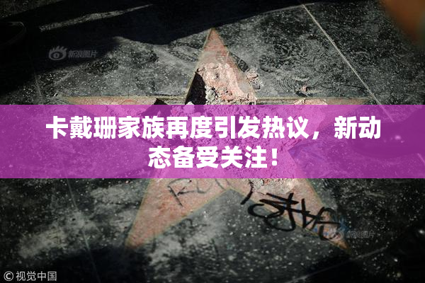 卡戴珊家族再度引发热议，新动态备受关注！