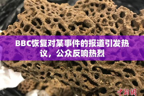 BBC恢复对某事件的报道引发热议，公众反响热烈