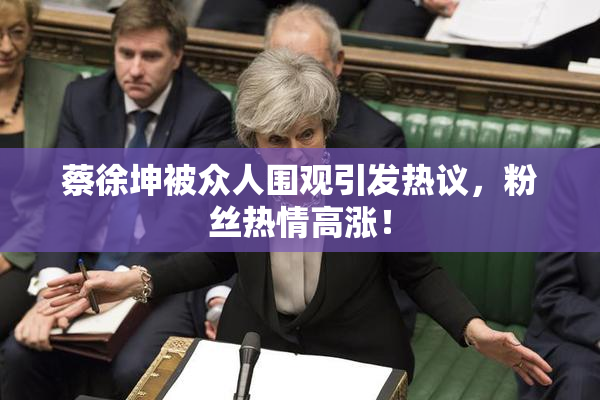 蔡徐坤被众人围观引发热议，粉丝热情高涨！