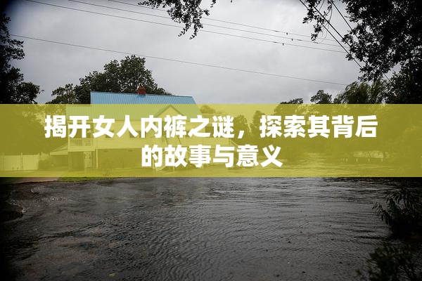揭开女人内裤之谜，探索其背后的故事与意义