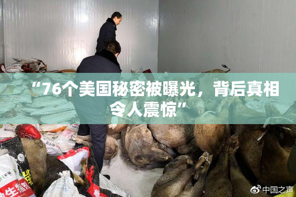 “76个美国秘密被曝光，背后真相令人震惊”