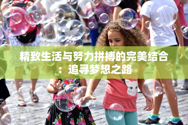 精致生活与努力拼搏的完美结合：追寻梦想之路