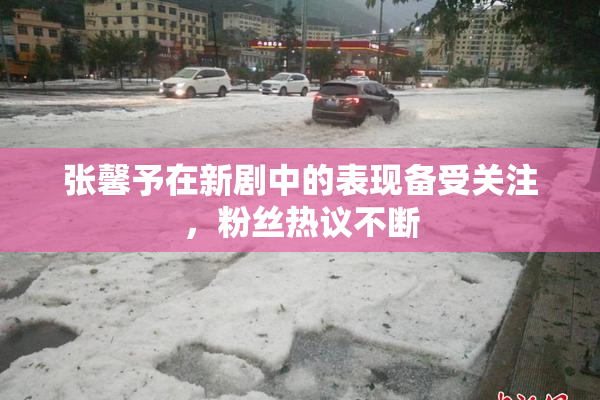 张馨予在新剧中的表现备受关注，粉丝热议不断