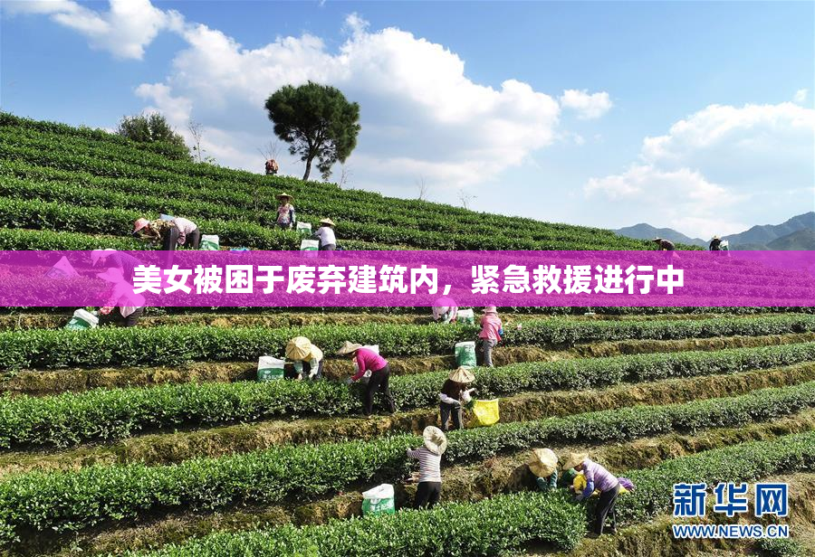 美女被困于废弃建筑内，紧急救援进行中