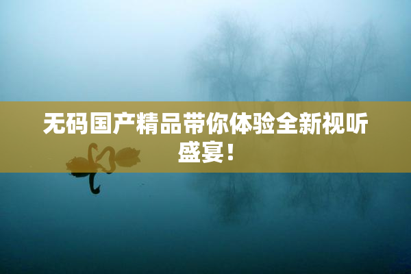 无码国产精品带你体验全新视听盛宴！