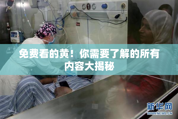 免费看的黄！你需要了解的所有内容大揭秘