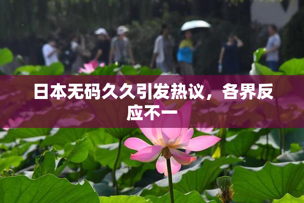 日本无码久久引发热议，各界反应不一