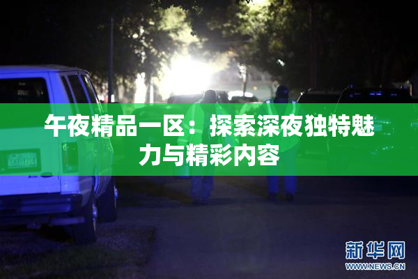 午夜精品一区：探索深夜独特魅力与精彩内容