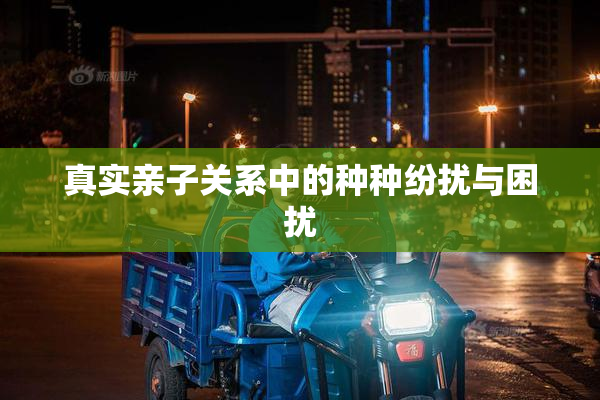 真实亲子关系中的种种纷扰与困扰
