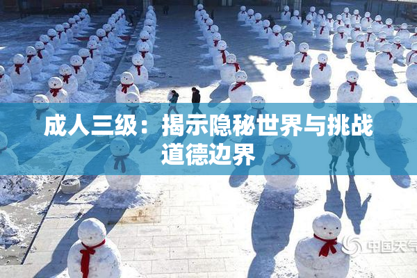 成人三级：揭示隐秘世界与挑战道德边界