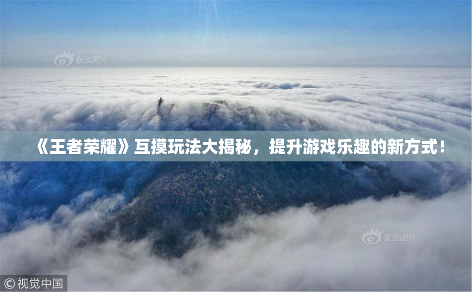 《王者荣耀》互摸玩法大揭秘，提升游戏乐趣的新方式！