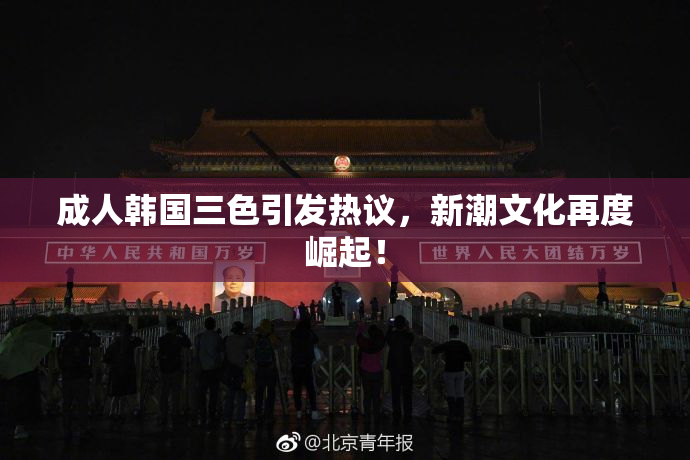 成人韩国三色引发热议，新潮文化再度崛起！
