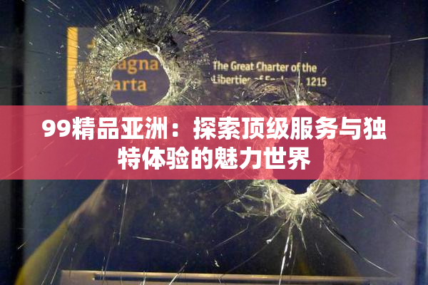 99精品亚洲：探索顶级服务与独特体验的魅力世界