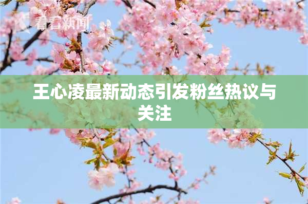 王心凌最新动态引发粉丝热议与关注