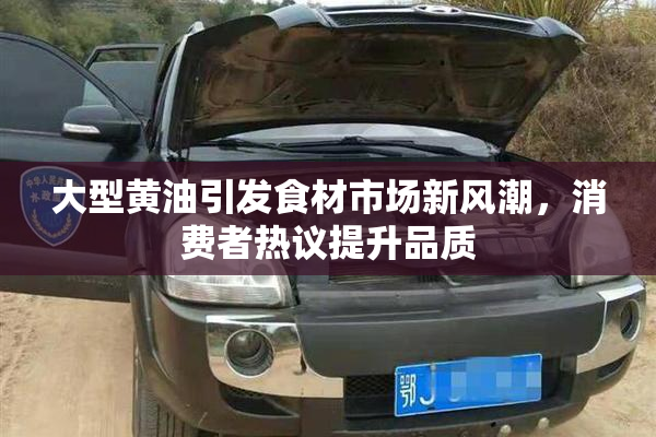 大型黄油引发食材市场新风潮，消费者热议提升品质