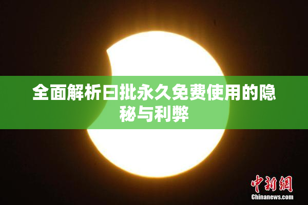 全面解析曰批永久免费使用的隐秘与利弊