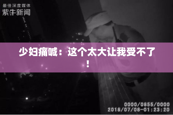 少妇痛喊：这个太大让我受不了！