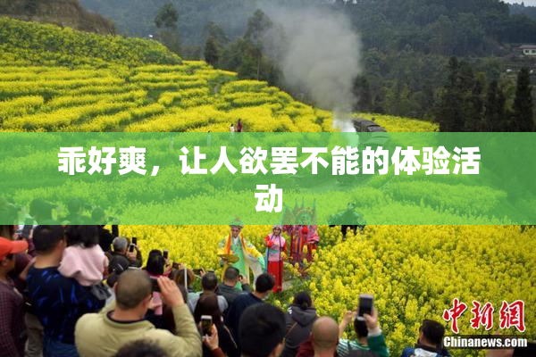 乖好爽，让人欲罢不能的体验活动