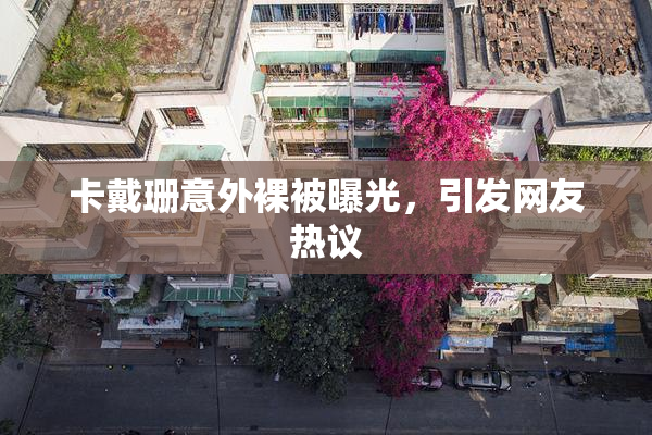 卡戴珊意外裸被曝光，引发网友热议