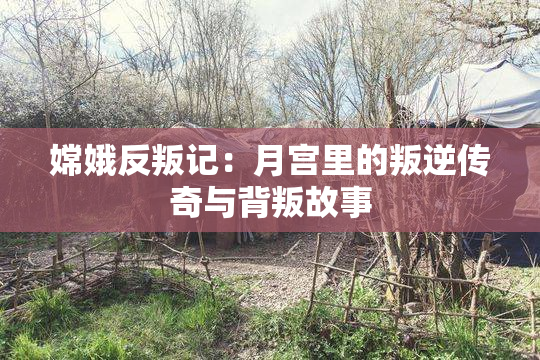 嫦娥反叛记：月宫里的叛逆传奇与背叛故事