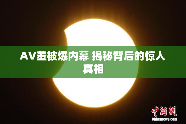 AV羞被爆内幕 揭秘背后的惊人真相