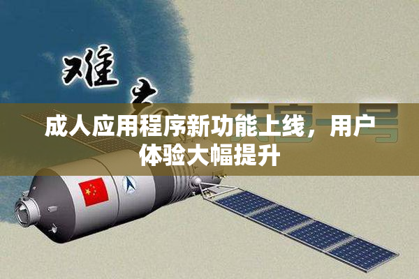 成人应用程序新功能上线，用户体验大幅提升
