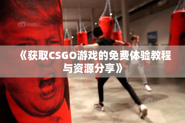 《获取CSGO游戏的免费体验教程与资源分享》