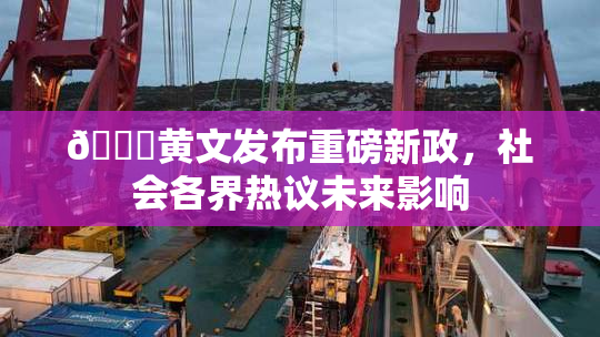 🔞黄文发布重磅新政，社会各界热议未来影响