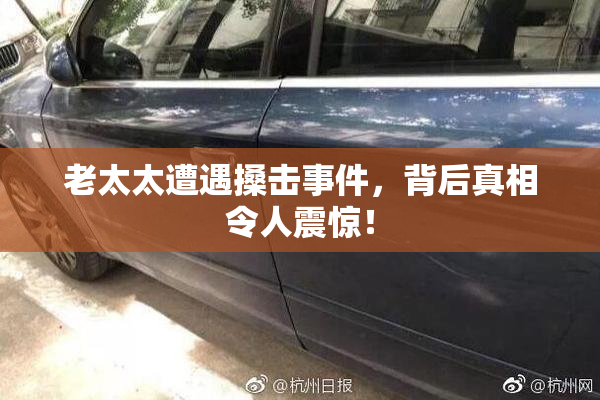 老太太遭遇搡击事件，背后真相令人震惊！