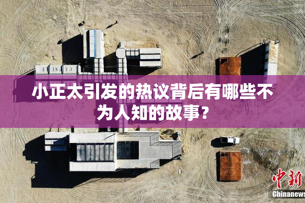 小正太引发的热议背后有哪些不为人知的故事？