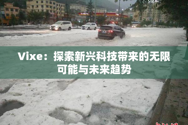 Vixe：探索新兴科技带来的无限可能与未来趋势