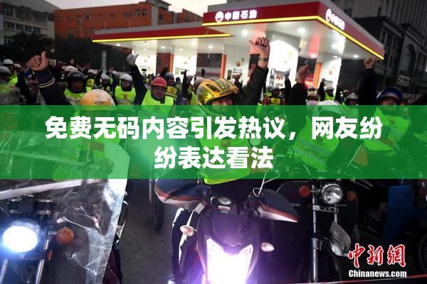 免费无码内容引发热议，网友纷纷表达看法