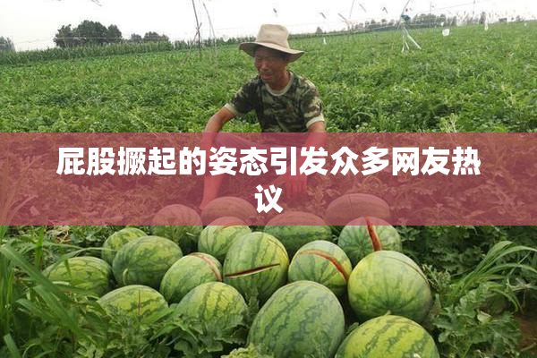 屁股撅起的姿态引发众多网友热议