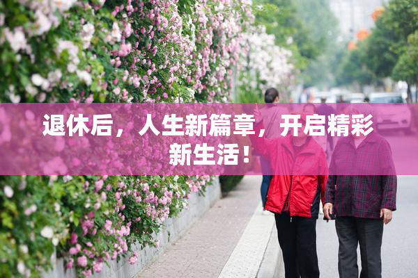 退休后，人生新篇章，开启精彩新生活！