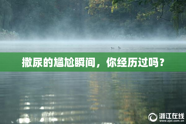 撒尿的尴尬瞬间，你经历过吗？